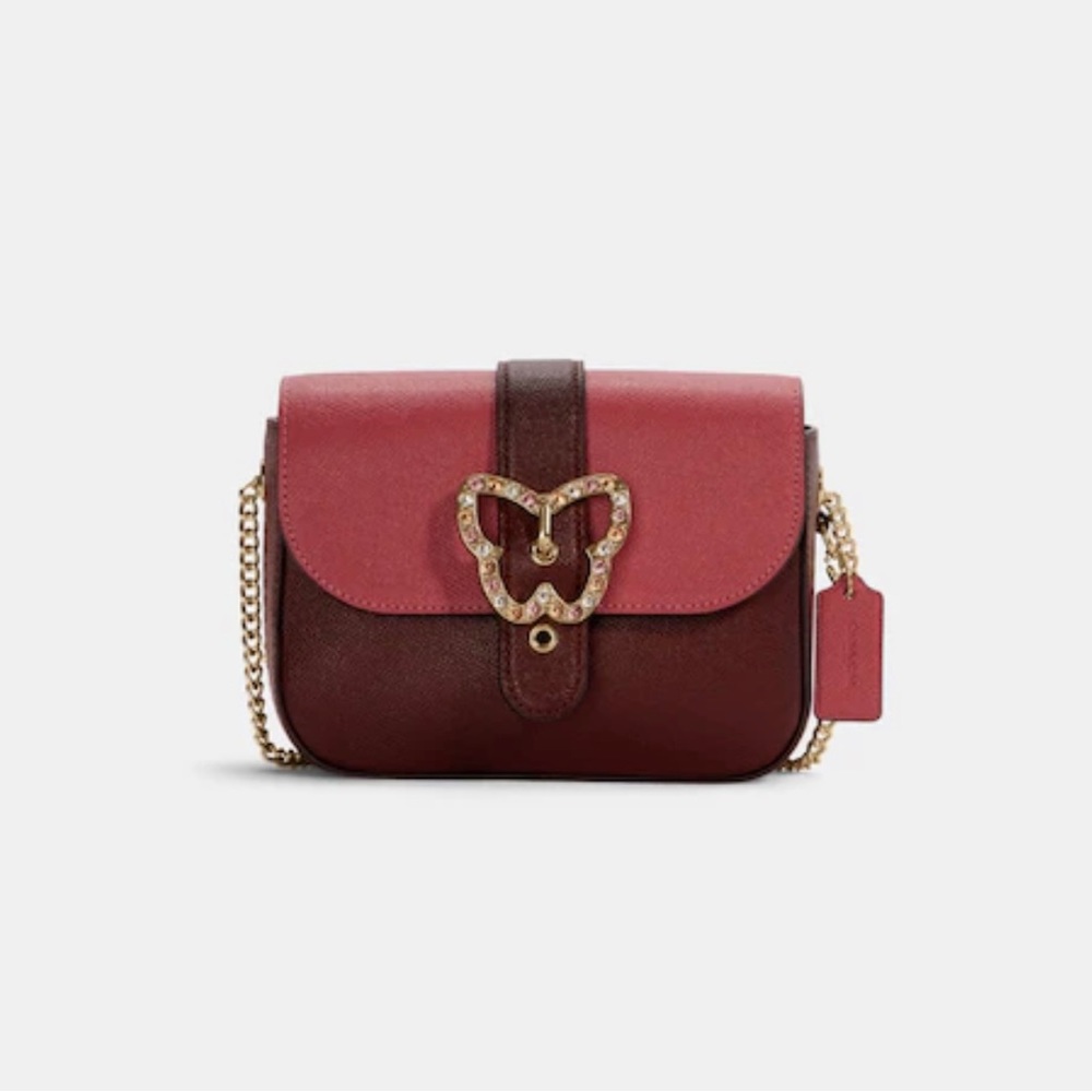 Coach Gemma Crossbody in Colorblock with Butterfly Buckle